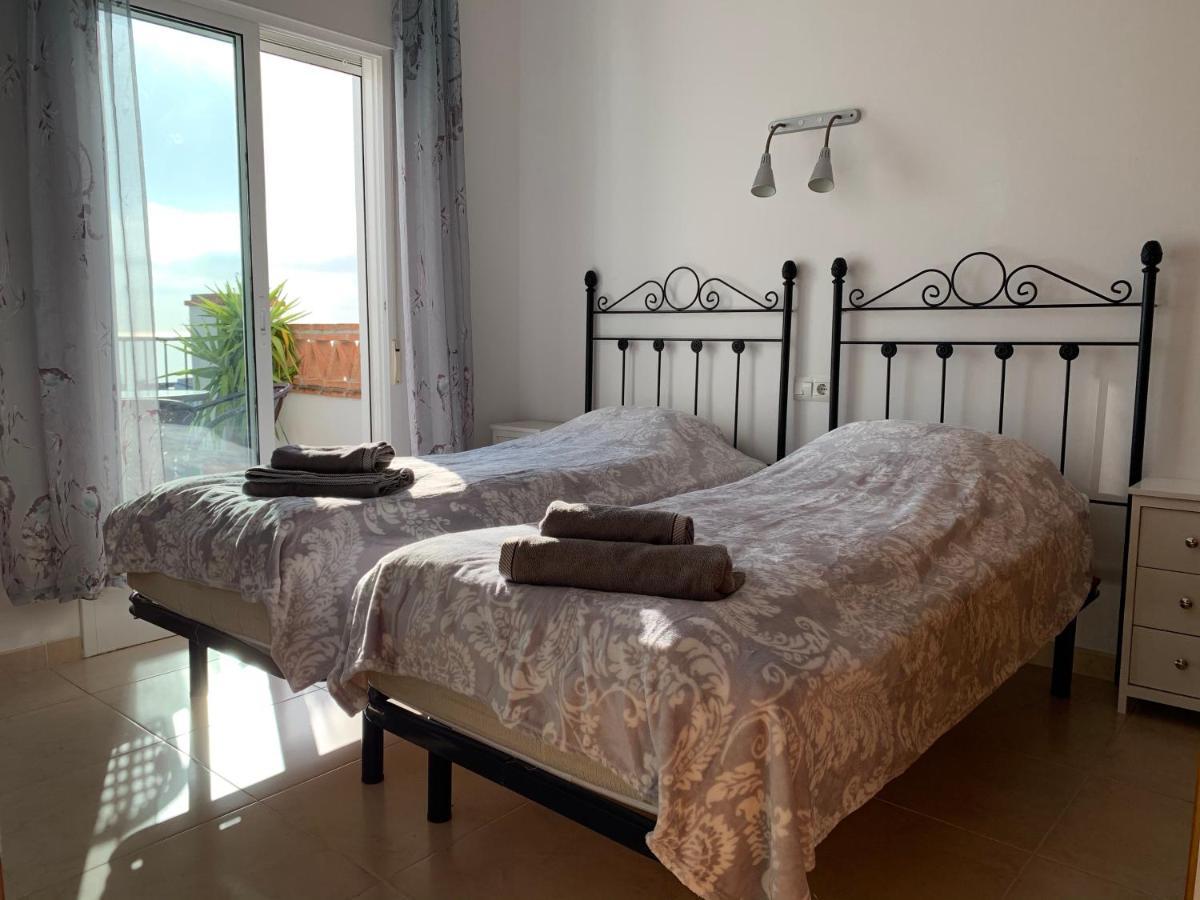 Playa Burriana, Tva Terasser, Havsutsikt, Pool Nerja Extérieur photo
