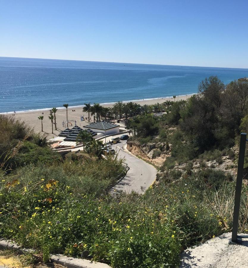 Playa Burriana, Tva Terasser, Havsutsikt, Pool Nerja Extérieur photo