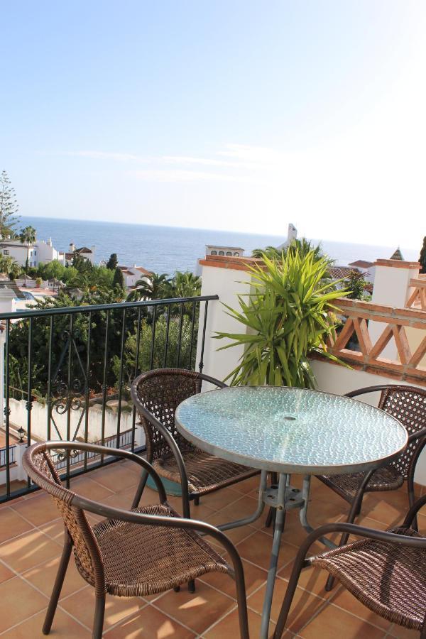 Playa Burriana, Tva Terasser, Havsutsikt, Pool Nerja Extérieur photo