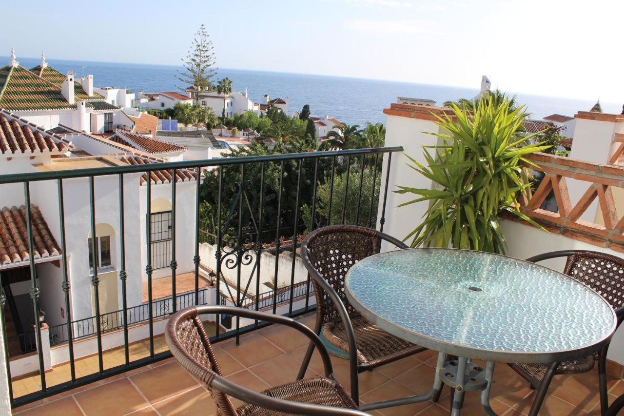 Playa Burriana, Tva Terasser, Havsutsikt, Pool Nerja Extérieur photo