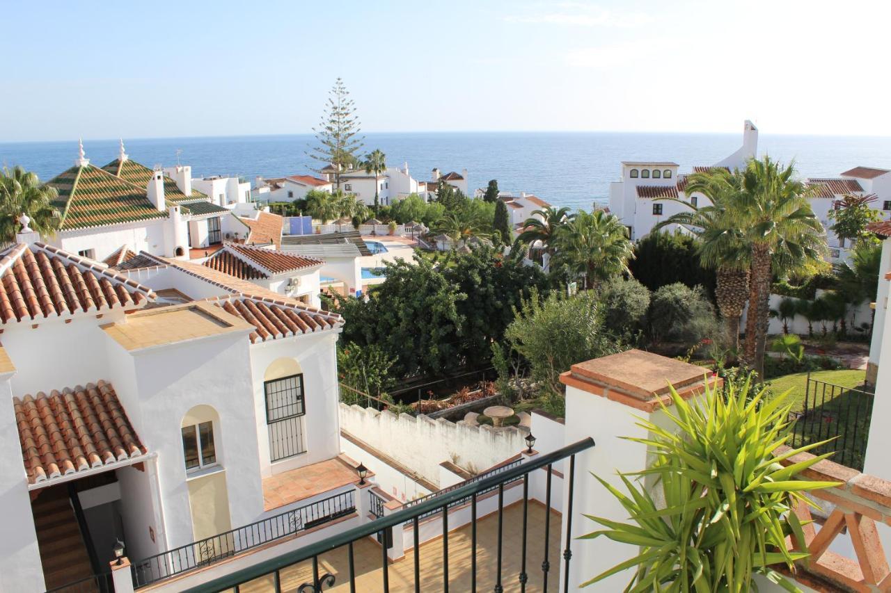 Playa Burriana, Tva Terasser, Havsutsikt, Pool Nerja Extérieur photo