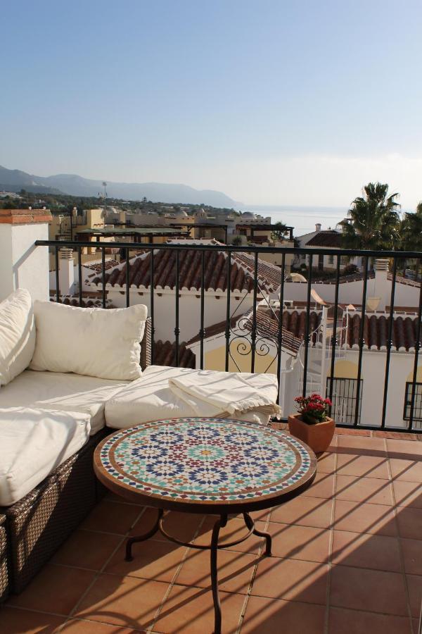 Playa Burriana, Tva Terasser, Havsutsikt, Pool Nerja Extérieur photo